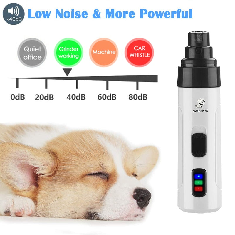 Dog Nail Trimmer, Low Noise (USB)