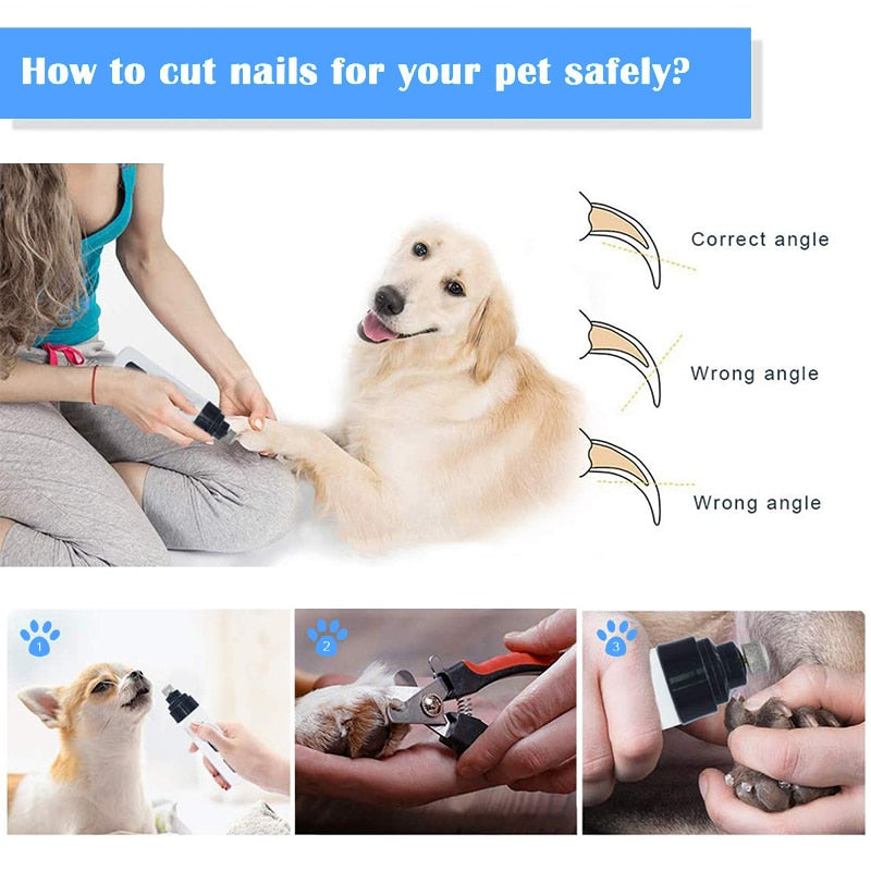 Dog Nail Trimmer, Low Noise (USB)
