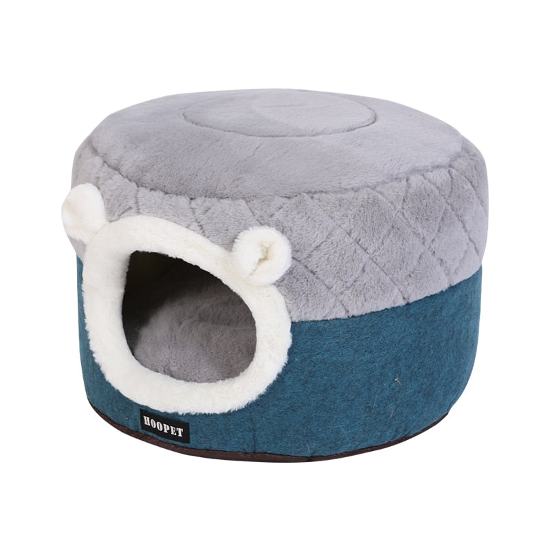 Cat Bed Soft Plush Kennel Cushion