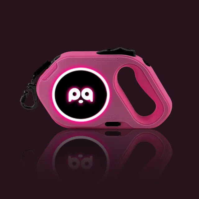 5M Automatic Retractable Dog Leash LED, For Small/ Medium Dogs
